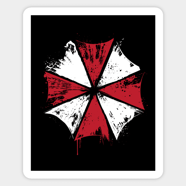 Umbrella Corp Sticker by DrMonekers